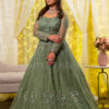Green Gown for wedding